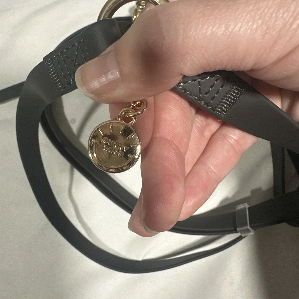 NEW $46 Sunny Tails [ Espresso Brown ] 4-in-1 Convertible Hands Free Leash U1620